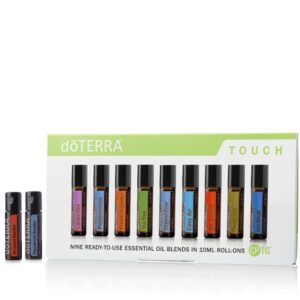doTERRA Touch Starter Pack (Frankincense, Lavender, Oregano, Peppermint, Tea Tree, DigestZen/ZenGest, Easy Air, Ice Blue, On Guard, Peppermint Beadlets, On Guard Beadlets) AU/NZ