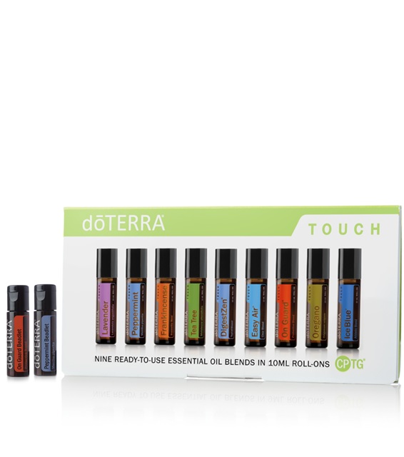 doTERRA Touch Starter Pack (Frankincense, Lavender, Oregano, Peppermint, Tea Tree, DigestZen/ZenGest, Easy Air, Ice Blue, On Guard, Peppermint Beadlets, On Guard Beadlets) AU/NZ